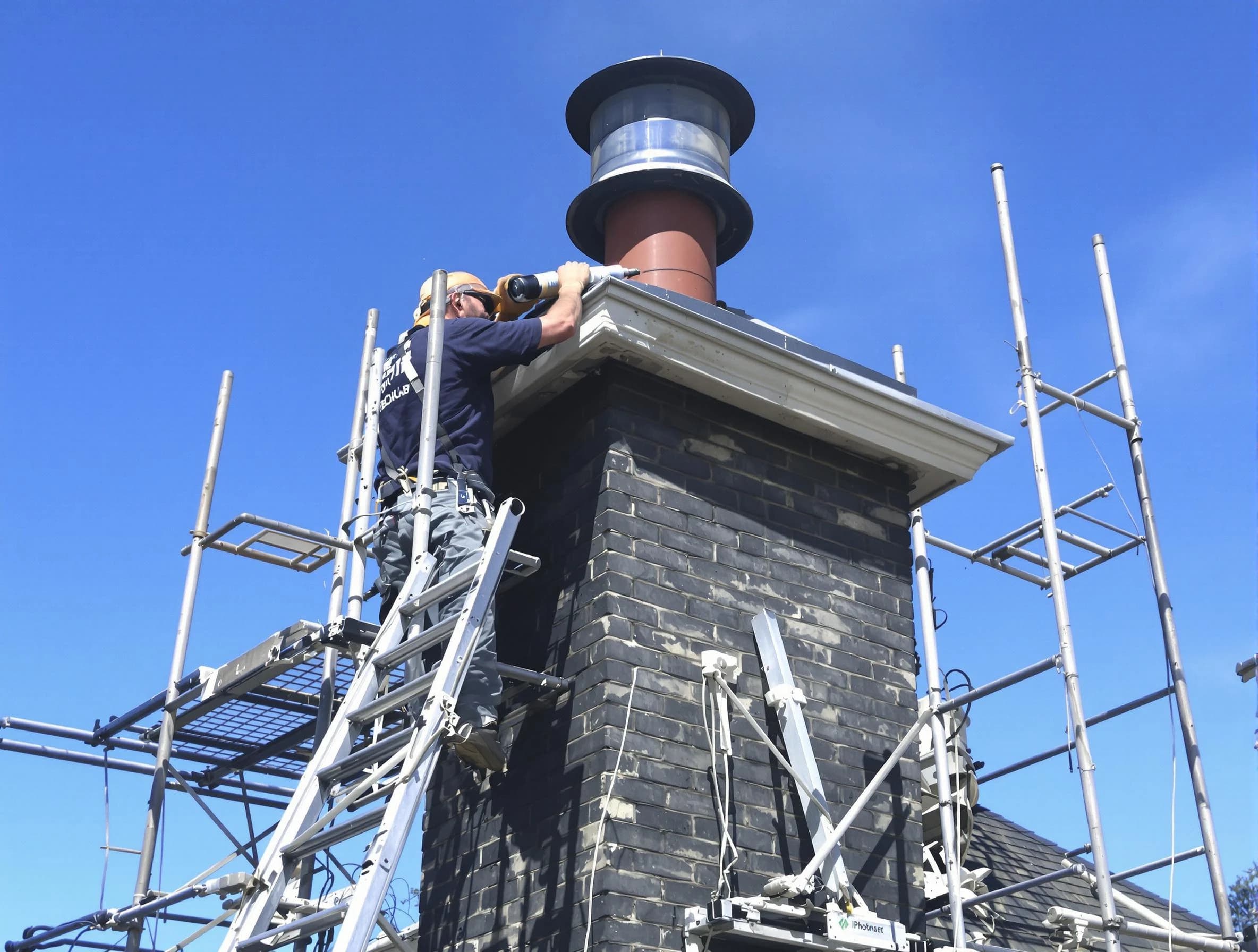 Sturdy chimney crown finished by Farmington Chimney Sweep in Farmington, UT