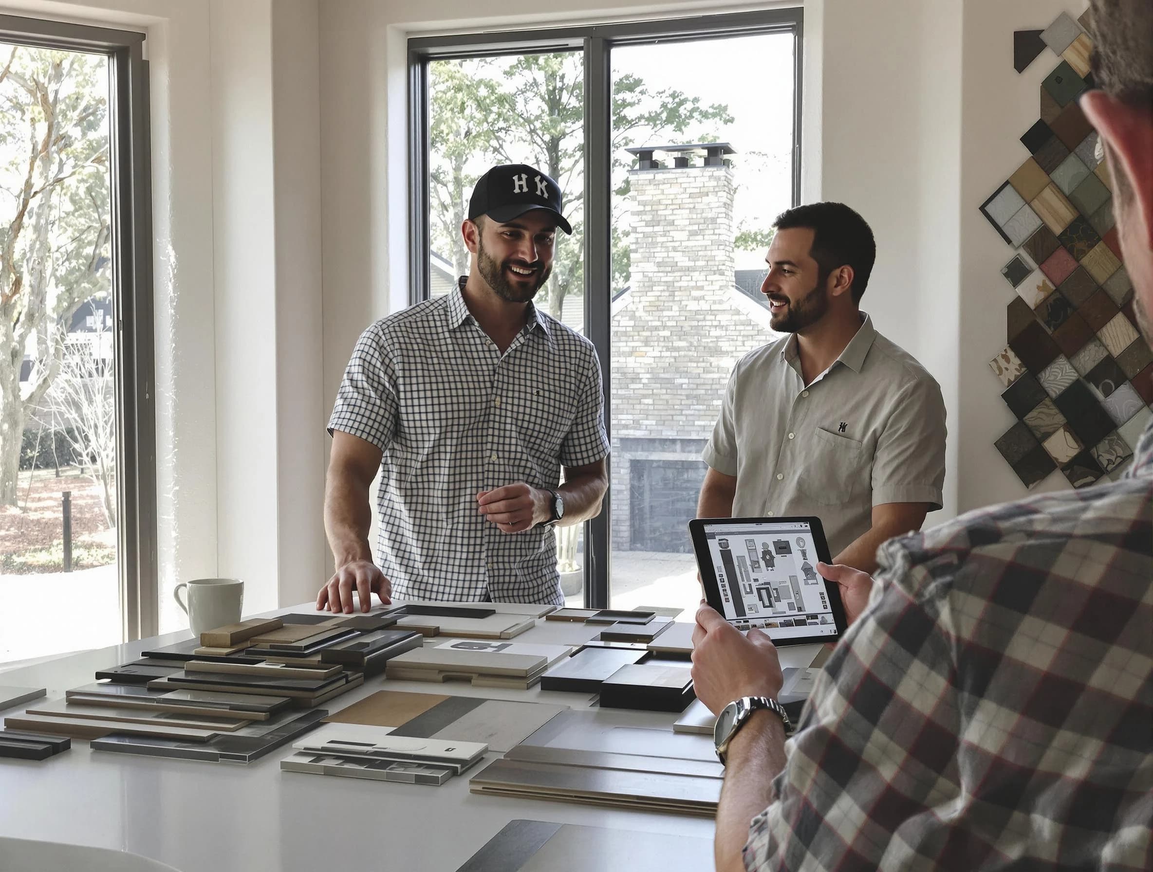 Farmington Chimney Sweep remodeling a chimney and fireplace in Farmington, UT