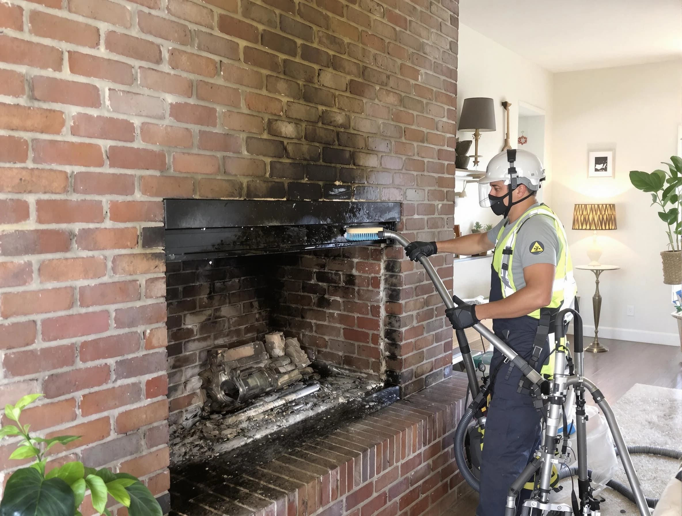 Farmington Chimney Sweep providing fireplace cleaning services in Farmington, UT