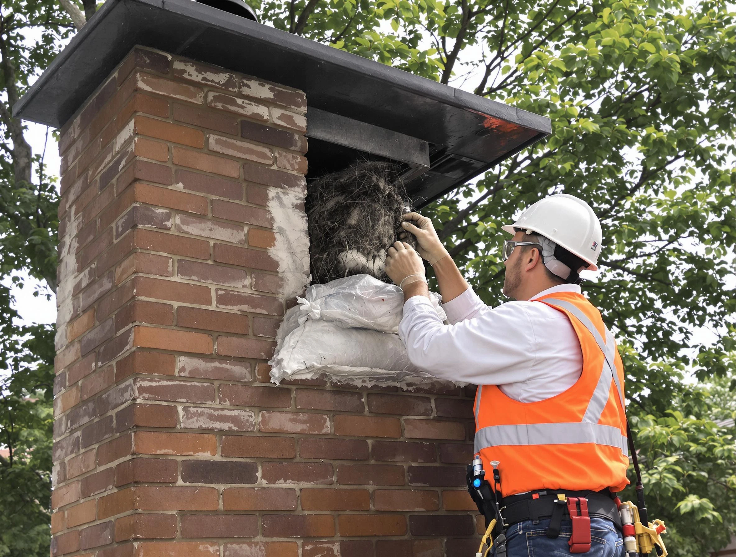 Humane removal of debris and animals by Farmington Chimney Sweep in Farmington, UT
